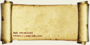 Jakov Pajkić vizit kartica